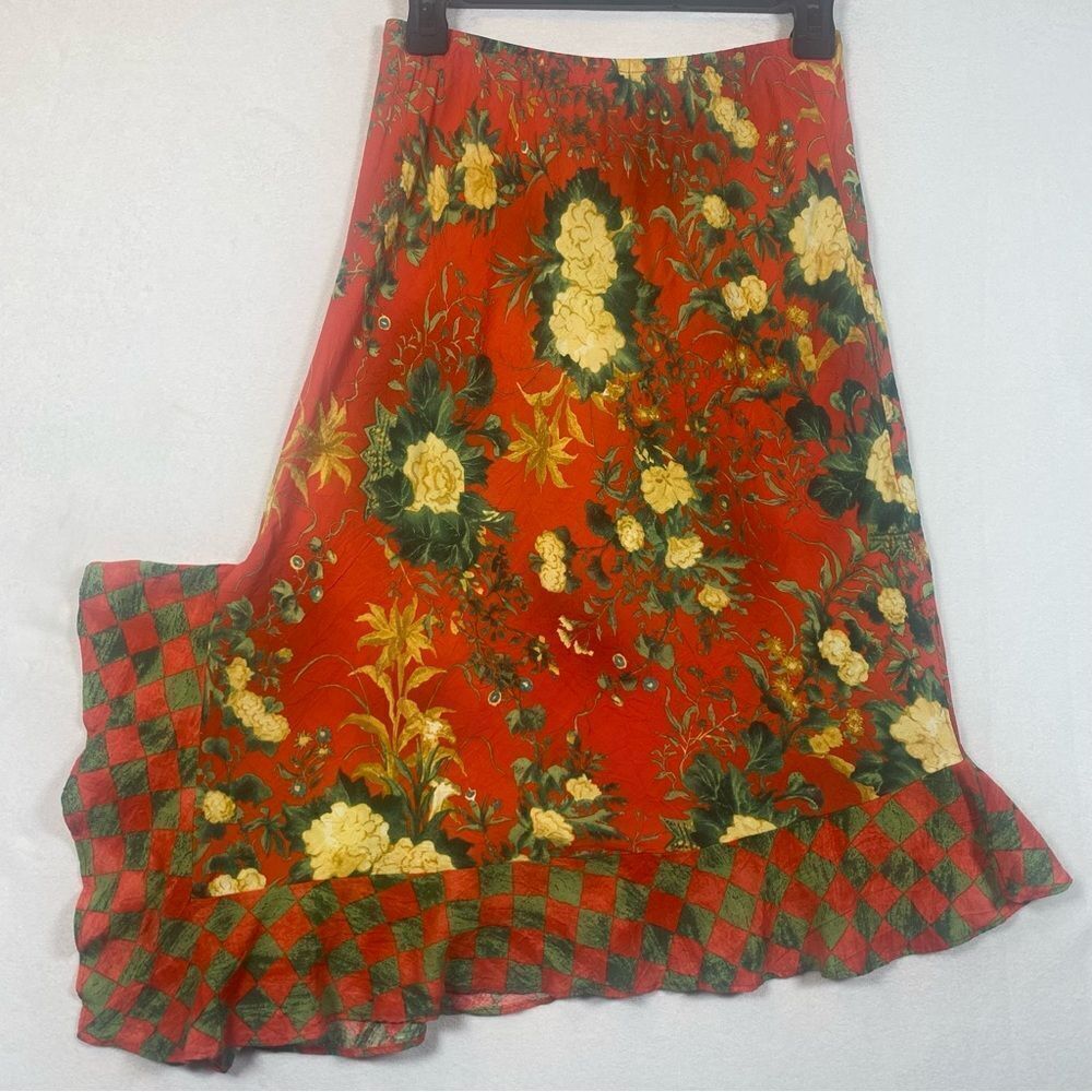 Jams World Limited Edition Vintage Folk Flower Skirt Size Medium